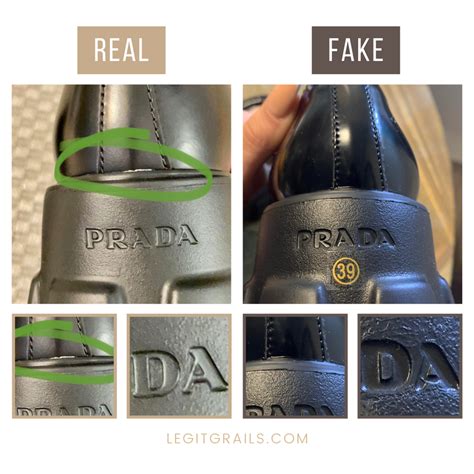 how to spot fake prada loafers|real prada loafers.